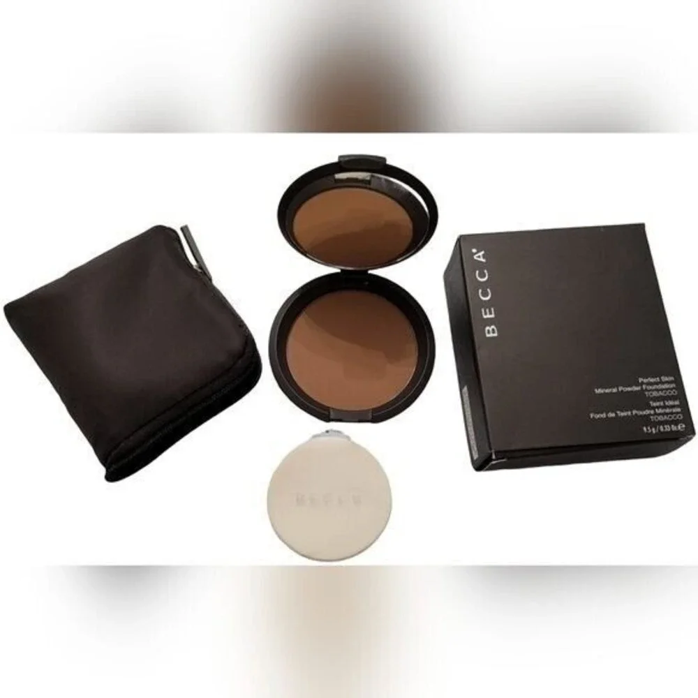 BECCA Perfect Skin Mineral Powder Foundation -‎ Tobacco pack of 2